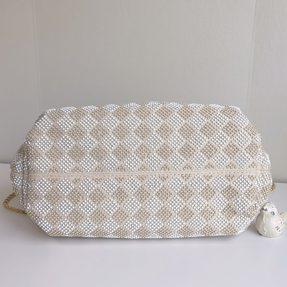 Loeffler Randall Pleated Beaded Clutch - Picture 6 of 16